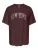 Only Onlvivvi S/s Lovely Top Cs Jrs T-shirts Deep Mahogany