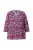Ulla Popken Tuniek  marine / neonrood / wit