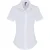 Premier Dames/dames Stretch Fit Poplin Korte Mouw Blouse (Wit)