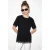 Overmaatse Crew Neck Katoenen T-Shirt