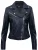 Dames slim leren bikerjack-Matlock