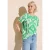 Street One Dames Zomerblouse met print in Groen