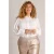 Yest Curve Plus Size blouse met borduursels – wit