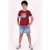 B.Nosy T-shirt donkerrood