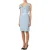 Moschino Inside Out Georgette Dress Blue