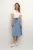 Rok A-shape blue