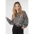 EsQualo Blouse Basic Scattered Illusion Print