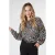 EsQualo Blouse Basic Scattered Illusion Print