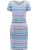 Ragwear Jurk ‘Youmodo’  lichtblauw / lila / lavendel