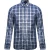 Fred Perry Geruit herenhemd met lange mouwen (ZWART/BLAUW)