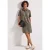 Street One Dames Velours blousejurk in Bruin