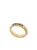 Metalen ring met logo