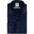 Overhemd R2 donkerblauw geruit slim fit