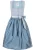 STOCKERPOINT Dirndl ‘Sunja’  blauw / lichtblauw