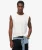 Essential Tanktop van Biologisch Katoen met Logo Wit