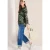 Cecil Dames 3/4-mouwen blouse met patchworkprint in Groen