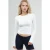 Slim Fit Ronde Hals Lange Mouwen Blouse