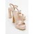 Yulia Cross-Strap Platform Hak Sandaal