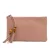 Leren Clutch met Bamboe Kwastje