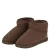 Apollo teddy pantoffels donkerbruin
