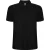 Roly Heren Pegaso Premium Effen Polo Shirt (Zwart)