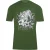 Cavalli Class Tiger Floral Logo Militair Groen T-shirt