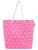 normani Strandtas  pink / wit