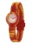 Hip Hop Horloge  oranje / wit