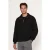 Regular sweatshirt met halve rits