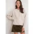 Oversized Jacquard Knopen Cardigan