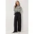 Hoge Taille Geweven Wijde Broek