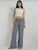 Hiccup Broek  saffier / zwart / wit