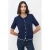 Caroll gebreid vest marineblauw