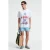 Oversized T-shirt met ronde hals en print