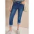 Mid Waist straight leg jeans in casual fit