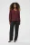 Blouse met lange mouwen CRTina Relaxed fit burgundy