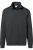 HAKRO 451 Half-Zip Sweater antraciet, Effen