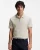Passerzip Rits Placket Polo Shirt in Lichtgrijs