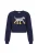 MYMO Sweatshirt  navy / geel / wit