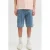 JACK & JONES JUNIOR short medium blue denim