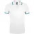 SOLS Heren Pasadena Poloshirt (Wit/Aqua)