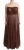Dolce & Gabbana Metallic Bronze Polyester Maxi Jurk Damesdress