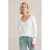 WE Fashion T-shirt geribbeld wit
