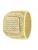 Lucardi Ring  goud / transparant