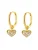 Hey Happiness Oorbellen ‘Heart Whisper’  goud