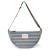 Studio Noos crossbody tas Stripy Wool Adult Fanny blauw/bruin