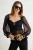 TRENDYOLMİLLA Dames Zwart Effen Lang Regular fit Blouses