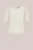 WE Fashion – Dames T-shirt met jacquard structuur – Regular fit – Beige – Katoen –