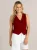 IVY BEAU Givenny Tops  Dark Red