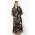 Soyaconcept viscose gebloemde blousejurk – zwart